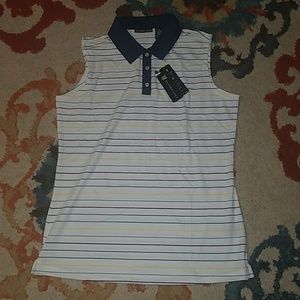 NWT Oxford Golf women's sleeveless polo shirt